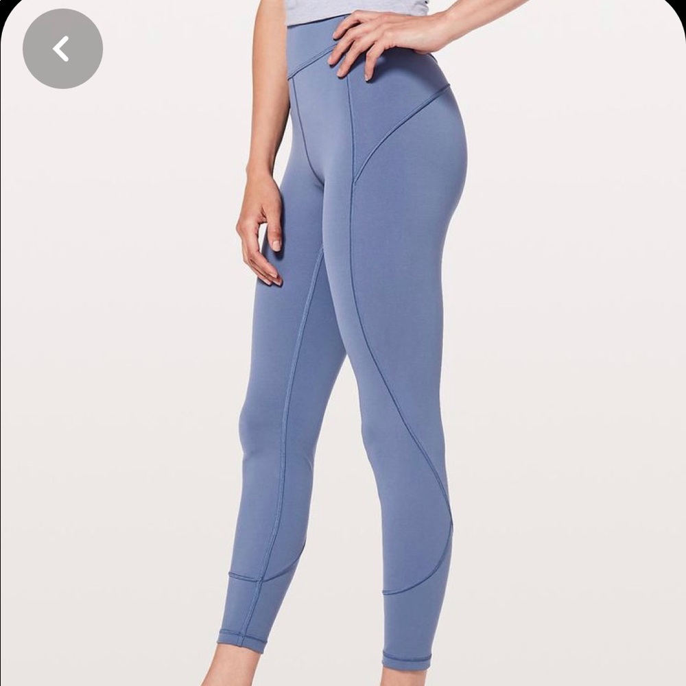 Lululemon In Movement Tight 7/8 Brilliant Blue